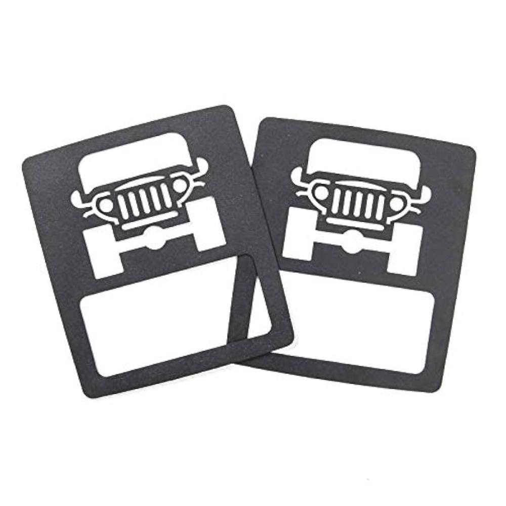 Pair Custom Tailight Covers for Jeep Wrangler-NEW